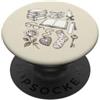 Romance Readers Book Club Cosy Romance Reader Elementi essenziali per la lettura degli amanti dei libri PopSockets PopGrip Adesivo