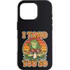 Wholesome Frog Cottagecore Collection Custodia per iPhone 16 Pro I Toad You So Funny Retro Sunset Frog fungo