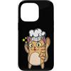 cat meow mackerel animal paw Pet cute dr Custodia per iPhone 13 Pro Gatto come Cook Peace