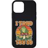 Wholesome Frog Cottagecore Collection Custodia per iPhone 12 mini I Toad You So Funny Retro Sunset Frog fungo