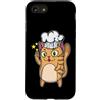 cat meow mackerel animal paw Pet cute dr Custodia per iPhone SE (2020) / 7/8 Gatto come Cook Peace
