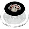 XXL Chinchilla Käfig Zubehör Kuscheltier Let's Cuddle And Chinchill, coda lunga, cincillà, capelli lunghi PopSockets PopGrip per MagSafe