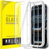 JETech Pellicola Protettiva per iPhone 18 Pro Max/17 Pro Max, 3 Pezzi | Vetro Temperato 9H, HD Trasparente, Protezione Antigraffio, Strumento Installazione Facile