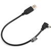 SYSTEM-S Cavo mini USB 90° angolato verso il basso cavo dati angolato adattatore cavo di ricarica 27 cm