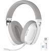 Merkloos Cuffie da gaming wireless - Sovraurale - Leggere (180 grammi) - Tri-modalità - Bianche