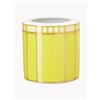 Swarovski x Rosenthal Vaso in porcellana Signum, alt. 17 cm - Giallo