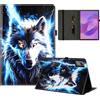 Toyarion Custodia per Lenovo Idea Tab Plus 12.1 2025 TB361ZU TB361FU | Pelle ultrasottile, Scanalatura per Penna, Funzione Stand, Lupo Fulmine