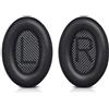 INF Cuscinetti auricolari per Bose QuietComfort 15 QC2 QC25 Ae2 Ae2i Ae2w SoundTrue & SoundLink cuffie (1 paio nero)
