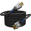 CAKOBLE cavo hdmi 2.2 3 metri,ultra-alta velocità - 96Gbps, 16K@60Hz, 8K@240Hz, 4K@360Hz/480Hz, eARC, HDR10 4:4:4, Dolby, HDCP 2.3 -Per Cavo HDMI 2.1 Per PS5, Xbox Series X, Fire TV Stick, Soundbar