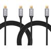 CAKOBLE USB Type-C Cable 2M [2-Pack], 100W USB-C 3.1 Gen2 10Gbps With 4K@60Hz Monitor Support, Compatible With Thunderbolt 4, iPhone 15, MacBook, S24