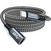 GIANAC Cavo di Prolunga USB C [100W/2M] Cavo Type C Maschio a Femmina 10Gbps | Cavo Prolunga Tipo C 3.2 Gen2 4K@60Hz per iPhone 17/16/15 Pro Max, MacBook Pro/Air XPS 15 Galaxy S23 S22