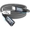GIANAC Cavo di Prolunga USB C [240W/1M] Cavo Type C Maschio a Femmina 20Gbps | Cavo Prolunga Tipo C 3.2 Gen2 5K@60Hz per iPhone 17/16/15 Pro Max, MacBook Pro/Air XPS 15 Galaxy S23 S22