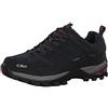 CMP Rigel Low Trekking Shoes Wp, Scarpe da trekking Uomo, Asphalt-Syrah 62BN, 46 EU