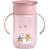Suavinex Italia Srl Suavinex My Family 360° Trainer Cup 12m+ Tazza Evolutiva Rosa 340ml
