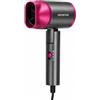 Aigostar Asciugacapelli Da Viaggio Pieghevole 2000W Concentratore Grigio E Rosa