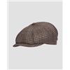 Stetson Coppola Da Uomo Stetson Hatteras Check Wool / Silk