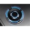 Aeg Piano cottura a gas AEG HGB64400SM da 60cm in inox con tripla corona