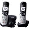 Panasonic Telefono cordless Panasonic KX-TG6852JTB Duo con segreteria e vivavoce