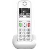 Gigaset Telefono cordless Gigaset E270 bianco con vivavoce e tastiera retroilluminata