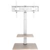Techly Supporto monitor TV pavimento Techly ICA TR59 White e Wood