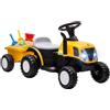 AIYAPLAY Trattore Cavalcabile con Rimorchio Staccabile per Bambini 1-3 Anni