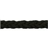 ARMARE ROPES Cima Ormeggio Armare Square Line 8 Lignoli in Poliestere 24 mm Nero