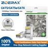 ZoeRax Cat6 RJ45 Connettore 8P8C Cavo Ethernet modulare Spina testa Placcato in oro Cat 6 Crimp Network RJ 45 Crimpatrice Connettore
