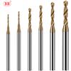 BB 2.03-3.75mm Micro trapano Mini rivestito in metallo duro solido punta metallo ferro acciaio foratura 3xD lunghezza di taglio D = 4mm utensile CNC 1 pz