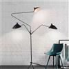HomeLover Lampada da terra industriale Designer treppiede lampada a LED regolabile Spider Serge Mouille lampada da terra Loft master bed r