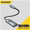NONE Adattatore Essager compatibile HDMI con USB tipo C 8K@60Hz 4K@120Hz/144Hz per iPhone PC MacBook Pro Air iPad Compatibile con SamsungHDMI C