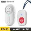 VeryHome Sistema di Chiamata Wireless per Assistenza Anziani, Pulsanti di Emergenza SOS, Campanello Portatile per Case di Riposo