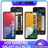AUMOOK Display LCD Per Samsung Galaxy A13 4G A137 A13 5G Touch Screen Digitizer Assembly A135F A136U A137F Schermo LCD Con Parti del Telaio