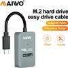MAIWO Custodia SSD M.2 NVME da 10 Gbps Tipo-C M2 PCIE NVME SATA SSD Adattatore Senza attrezzi Supporta tasti M e B&M 2230/42/60/80