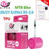 NONE Camera d'aria in TPU DiFEN 56G/58G/62G per MTB 26/27.5/29 1.95-2.6, valvola Presta francese FV 45MM, ultraleggera per mountain bike