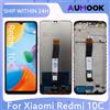 AUMOOK 6.71 "Display LCD Per Xiaomi Redmi 10C Touch Screen Digitizer Assembly Con Telaio 220333QAG 220333QBI Parti di Riparazione Dello Schermo LCD