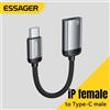 Essager Cavo adattatore audio da tipo C a Lightning Convertitore OTG da USB-C femmina a Lightning maschio per iPhone 16 iPad Pro MacBook Air