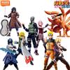 Blokees Naruto Minato Namikaze Kakashi Hatake Sasuke Uchiha Naruto Uzumaki Kurama Modellino da Assemblare Serie Champion Giocattolo Anime Regalo