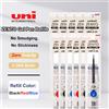 uni Ricarica Gel Uni-ball ZENTO MITSUBISHI, Inchiostro Professionale per Firma/Documenti, Impermeabile e Resistente allo Sbiadimento con Tecnologia Smooth Glide
