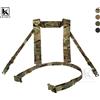 KRYDEX Cinghia Tattica KRYDEX per Spalla, Imbracatura a H e Cinghia Posteriore per Gilet Tattico MK3 MK4