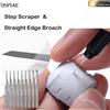 DSPIAE Serie ZPB/GS Utensile di Precisione per Incisione, Raschietto a Bordo Dritto / Raschietto a Gradini per Modellismo Gunpla, Strumenti per Dettagli, Hobby Fai-da-Te