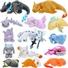 DUODUOBAO Peluche Pokémon: Umbreon Dormiente, Leafeon, Espeon, Charizard, Charmander, Kyogre - Cuscino Morbido, Regalo per Bambini