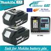 Makita Batteria Originale per Makita 18V, Modelli BL1850b, BL1850, BL1860, BL1830, BL1815, BL1840, LXT400, 6.0Ah