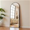 Lazyspace Specchi Decorativi Lazyspace, Specchio a Figura Intera ad Arco con Design Minimalista, Specchio da Terra in 3 Misure per Decorazione d'Interni