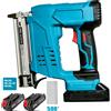 DWiusty Chiodatrice Elettrica Senza Fili F30, 500 Chiodi, Graffatrice Wireless per Falegnameria, Chiodatrice per Mobili, Utensile Elettrico Compatibile con Batteria Makita
