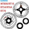 SHIMANO Rotore Freno a Disco Shimano SLX RT70 Deore XT MT800 CENTER LOCK ICE TECHNOLOGIES 160 180mm per Bici da Strada 105 R7000 R8000