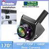 srnubi Telecamera di Retromarcia per Auto Srnubi 480P/720P/1080P, Impermeabile IP68, Visione Notturna AHD 170° ° Lente Fisheye a 360 Gradi Senza Danni per Modellini Auto