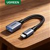 UGREEN Cavo UGREEN da Type C a USB 3.2, adattatore OTG universale per APPLE 17, cellulare, tablet, notebook, convertitore USB C, chiavetta USB, cavo intrecciato per auto.