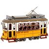 NONE Puzzle 3D in Legno Tram, Stazione Ferroviaria, Auto Retrò, Autobus, Nave a Vela, Aeroplano - Modellino Fai da Te, Giocattolo da Assemblare per Bambini, Regalo per Bambini