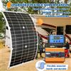 Kit inverter solare da 4000W, sistema solare da 12V a 220V, ricarica con pannello solare, sistema di generazione di energia domestico ed esterno