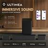 ULTIMEA Soundbar 450W 5.1ch con Dolby Atmos, Subwoofer Wireless da 5.25" e 2 Altoparlanti Posteriori, Sistema Audio Surround, BassMX ™ Controllo tramite App